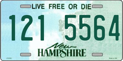 NH license plate 1215564