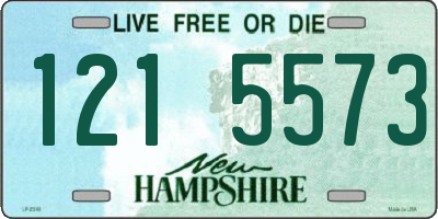 NH license plate 1215573
