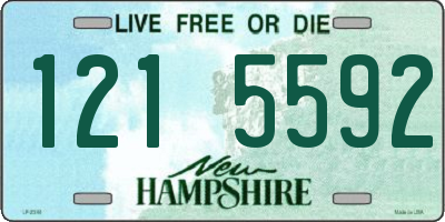 NH license plate 1215592
