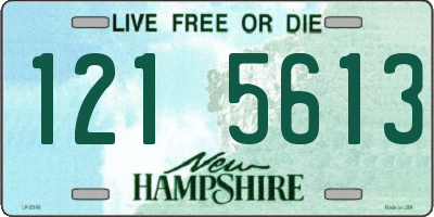 NH license plate 1215613