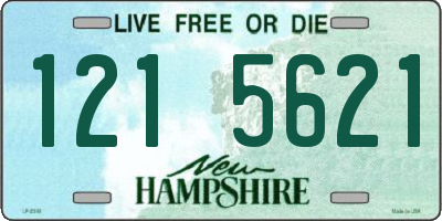 NH license plate 1215621