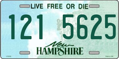 NH license plate 1215625