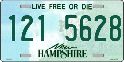 NH license plate 1215628