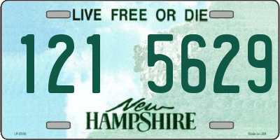 NH license plate 1215629