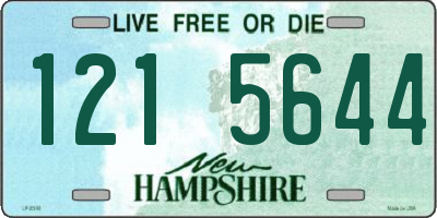 NH license plate 1215644