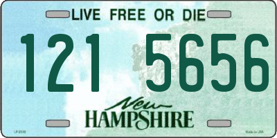 NH license plate 1215656