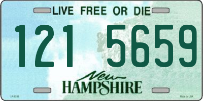 NH license plate 1215659