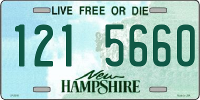 NH license plate 1215660
