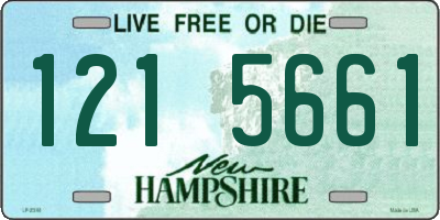 NH license plate 1215661
