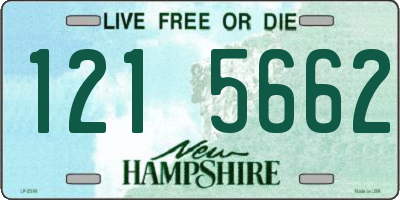 NH license plate 1215662