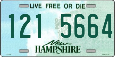NH license plate 1215664