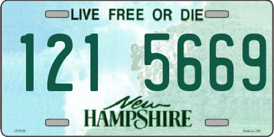 NH license plate 1215669