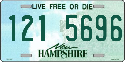 NH license plate 1215696