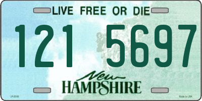 NH license plate 1215697