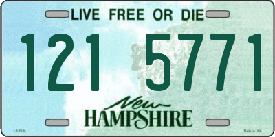 NH license plate 1215771