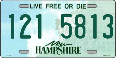 NH license plate 1215813