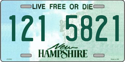 NH license plate 1215821