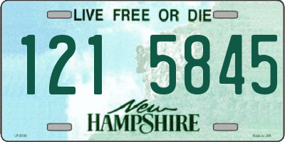 NH license plate 1215845