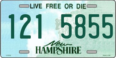 NH license plate 1215855