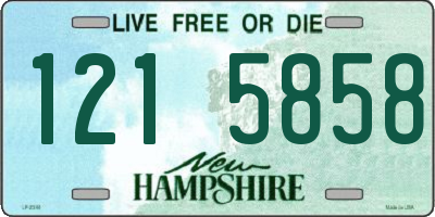 NH license plate 1215858