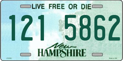 NH license plate 1215862