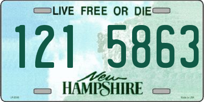 NH license plate 1215863