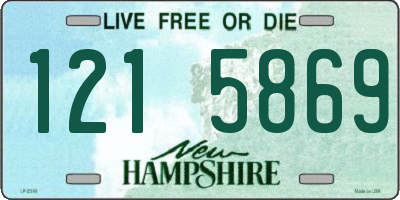 NH license plate 1215869