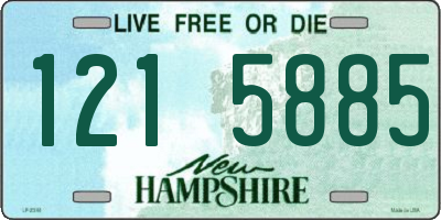 NH license plate 1215885