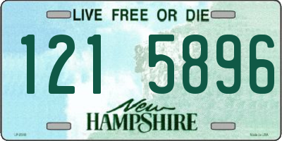 NH license plate 1215896