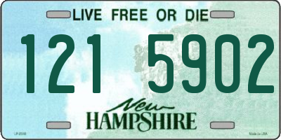 NH license plate 1215902
