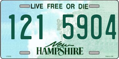 NH license plate 1215904