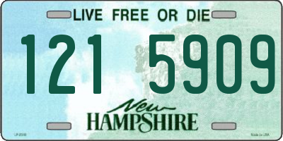 NH license plate 1215909
