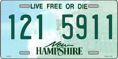 NH license plate 1215911