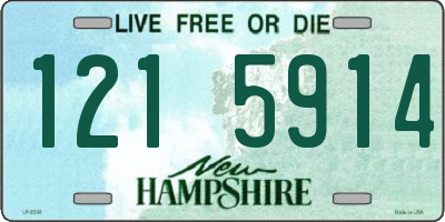 NH license plate 1215914