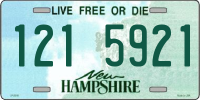 NH license plate 1215921