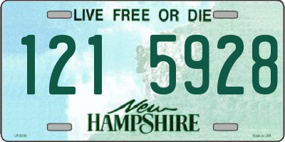 NH license plate 1215928