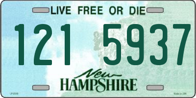 NH license plate 1215937