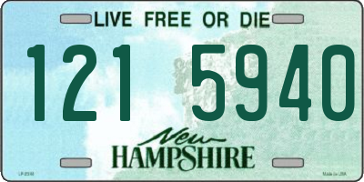 NH license plate 1215940