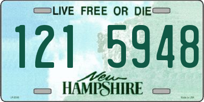 NH license plate 1215948