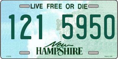 NH license plate 1215950