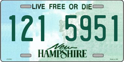 NH license plate 1215951