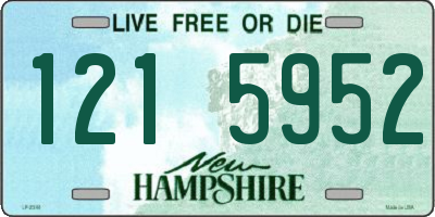 NH license plate 1215952