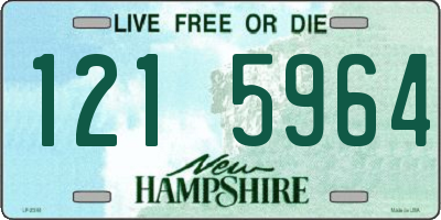 NH license plate 1215964