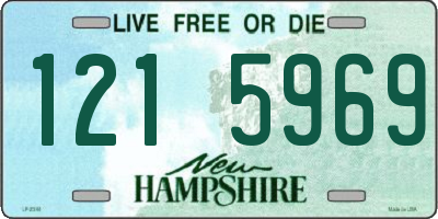 NH license plate 1215969
