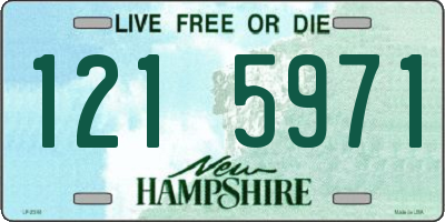 NH license plate 1215971