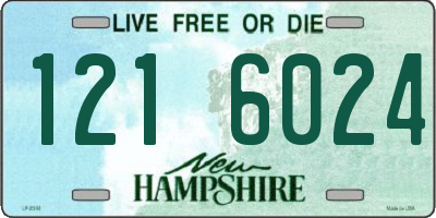 NH license plate 1216024