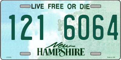 NH license plate 1216064