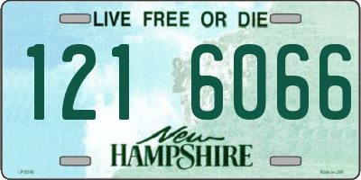 NH license plate 1216066