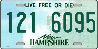NH license plate 1216095