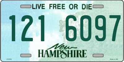 NH license plate 1216097